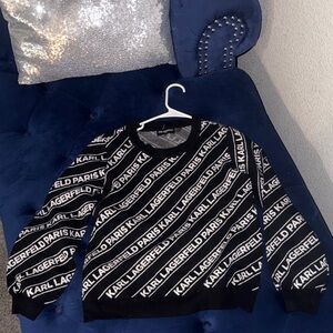 Karl Lagerfeld Monochrome Logo Sweater